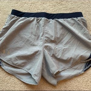 Under Armour Grey Running Shorts Size Medium